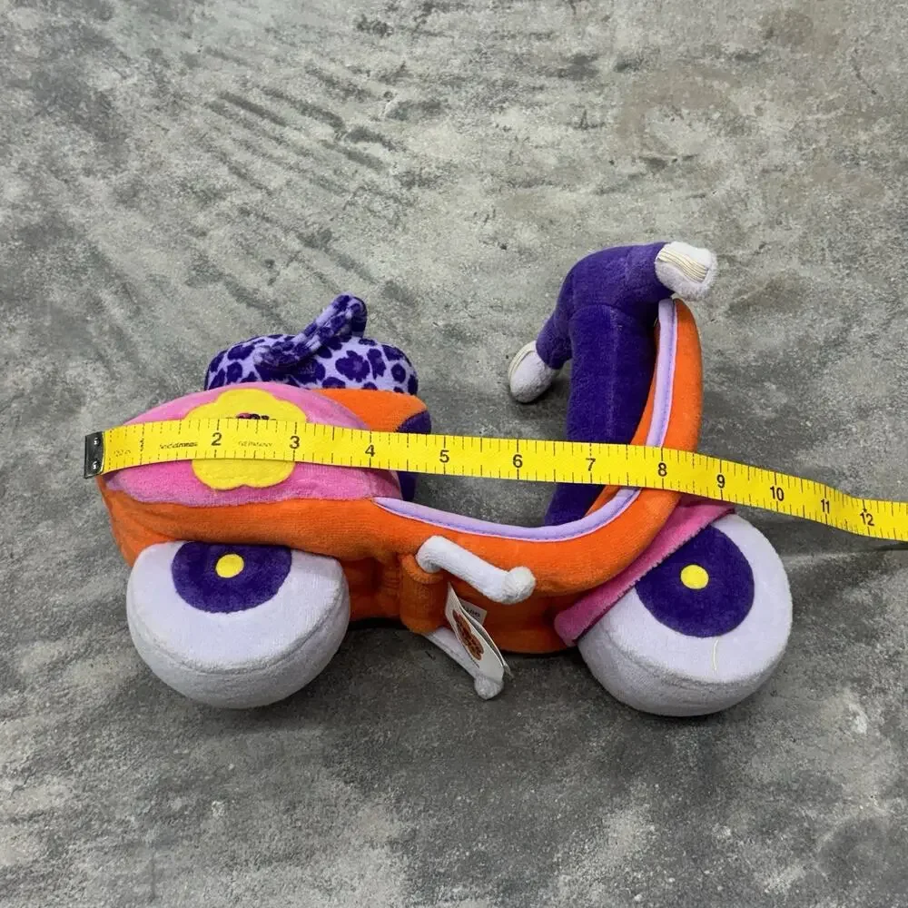 Y2K Groovy Girls Moped Scooter Motorcycle Bike Plush Toy 2001 Nostalgia Colorful